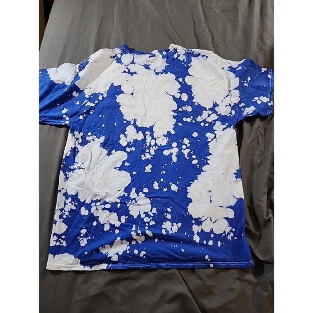 New Iron Maiden Unisex T Shirt Small Graphic Blue Tie Dye Rock Music Sz Lg - Picture 6 of 6